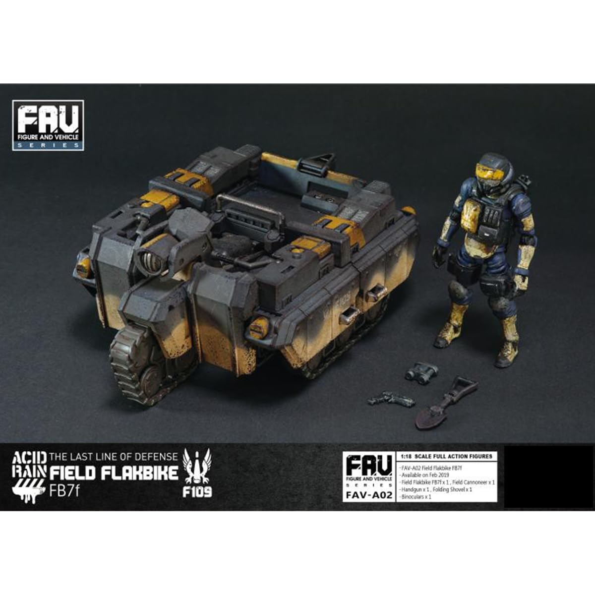 Amazon | HiPlay TOY ALLIANCE 1/18 ACID RAIN FAV-A02